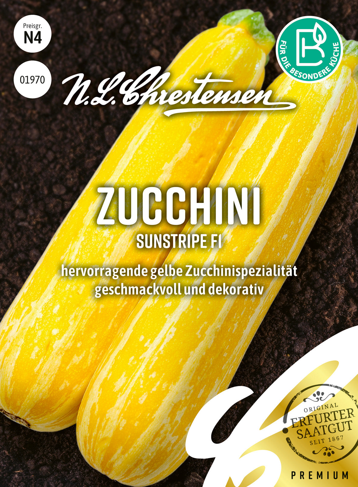 N.L. Chrestensen Zucchini Sunstripe F1