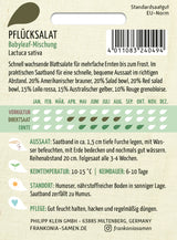 Frankonia Samen Pflück- & Schnittsalat Babyleaf-Mischung Saatband