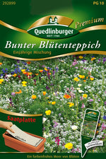 Quedlinburger Bunter Blütenteppich Einjährige Mischung Saatplatte