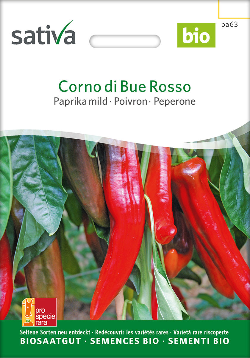 Sativa BIO Paprika mild Corno di Bue Rosso