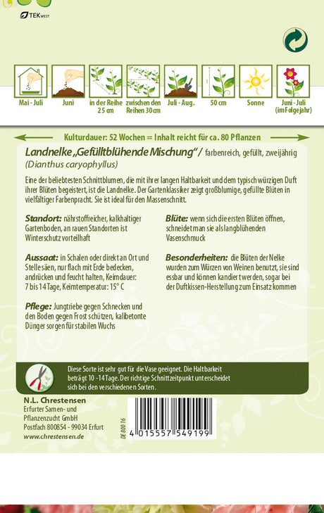 N.L. Chrestensen Landnelke Gefülltblühende Mischung