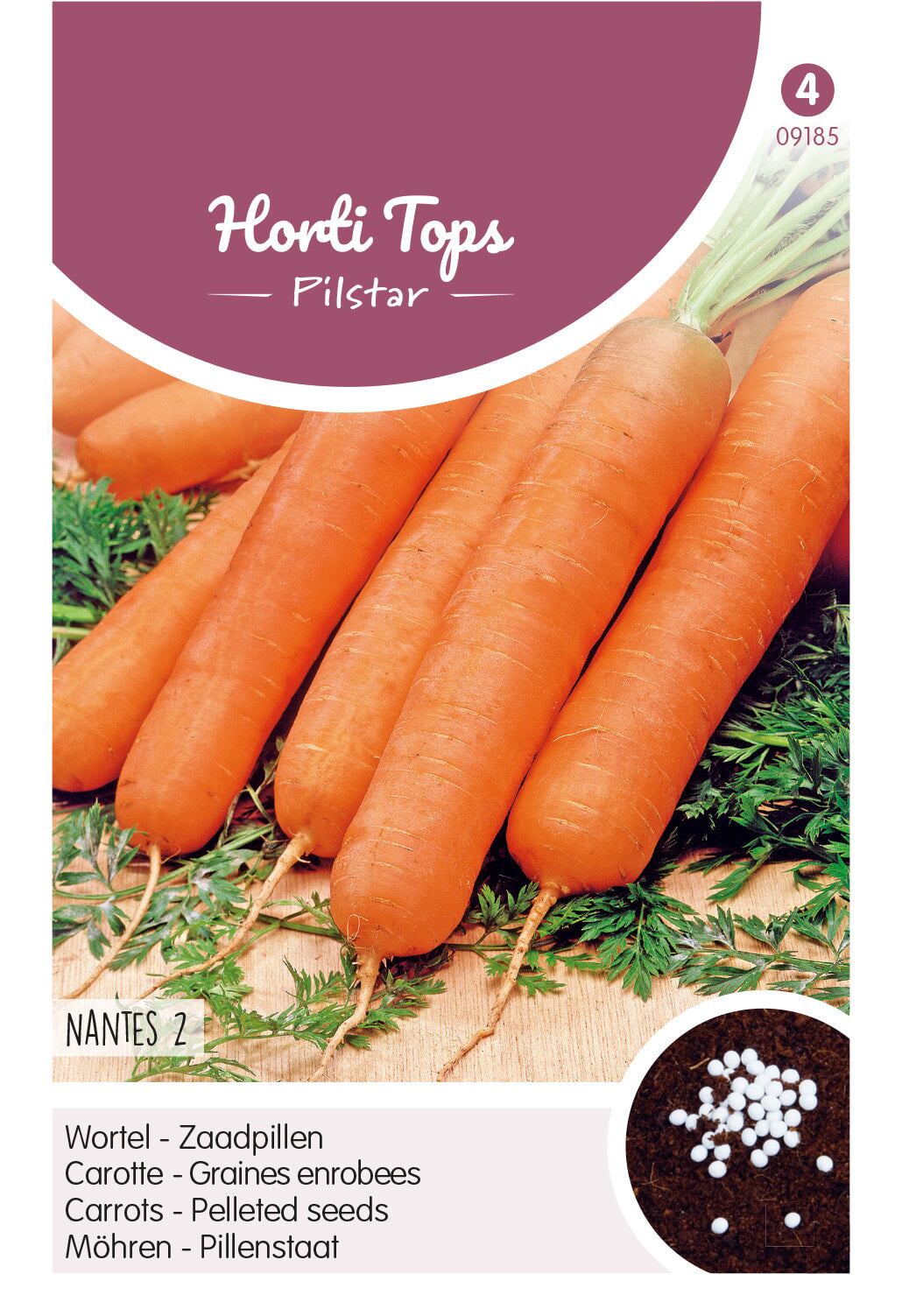 Horti Tops Möhre Nanteser 2 Pillenstaat
