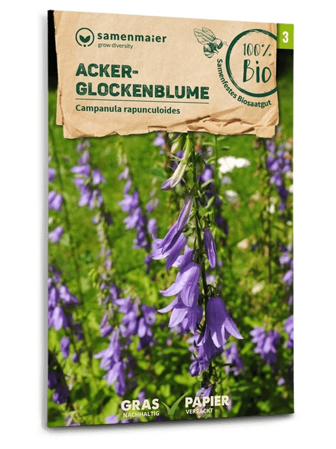 Samen Maier BIO Glockenblumen Acker Wildblume