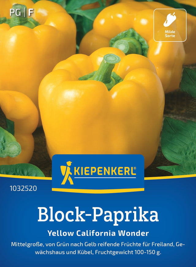 Kiepenkerl Blockpaprika Yellow California Wonder