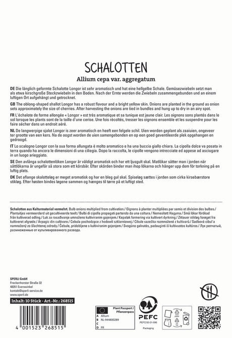 SPERLI Französische Schalotte Longor 10 Stück