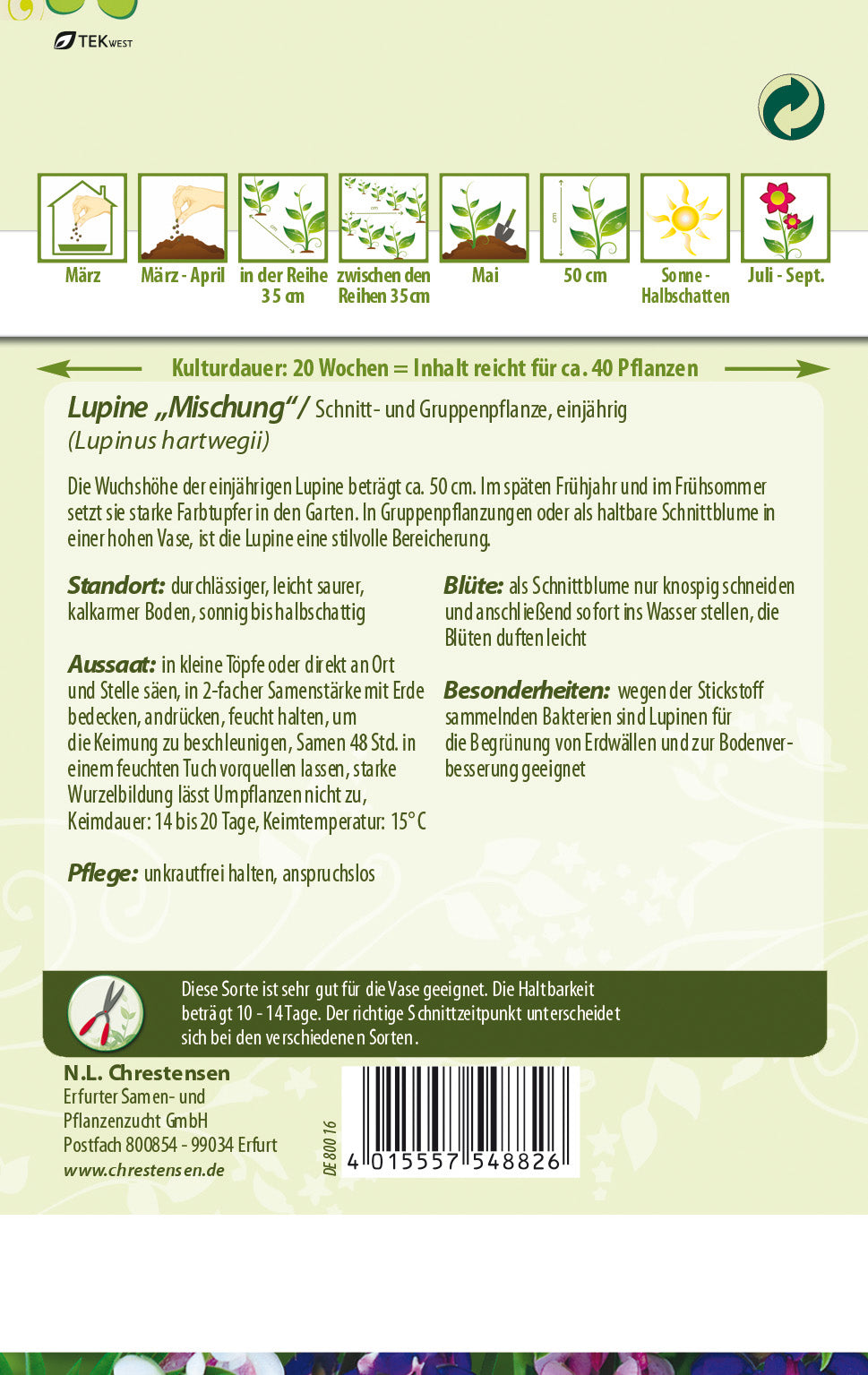 N.L. Chrestensen Lupine Mischung