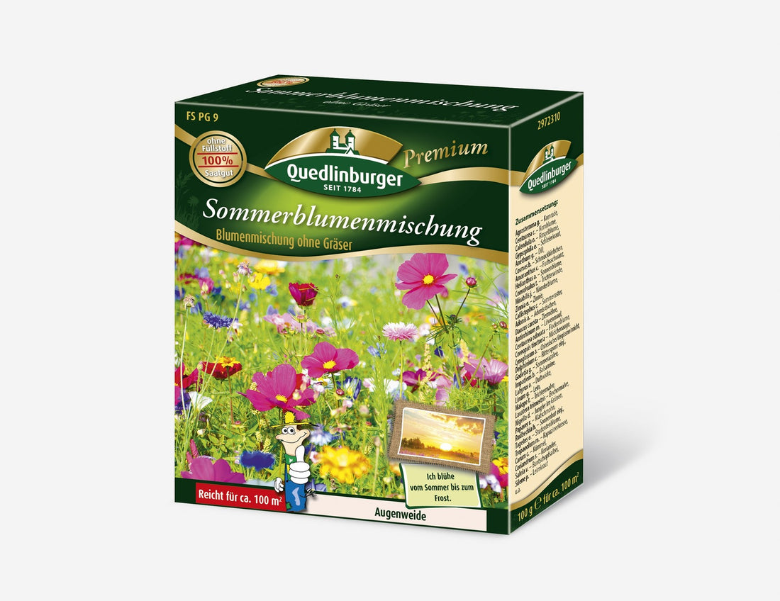 Quedlinburger Sommerblumen Mischung Faltschachtel
