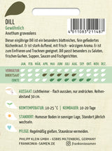 Frankonia Samen Dill Gewöhnlich