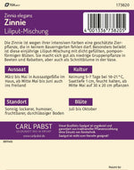 Pabst Keimkraft Zinnien Liliput Mischung