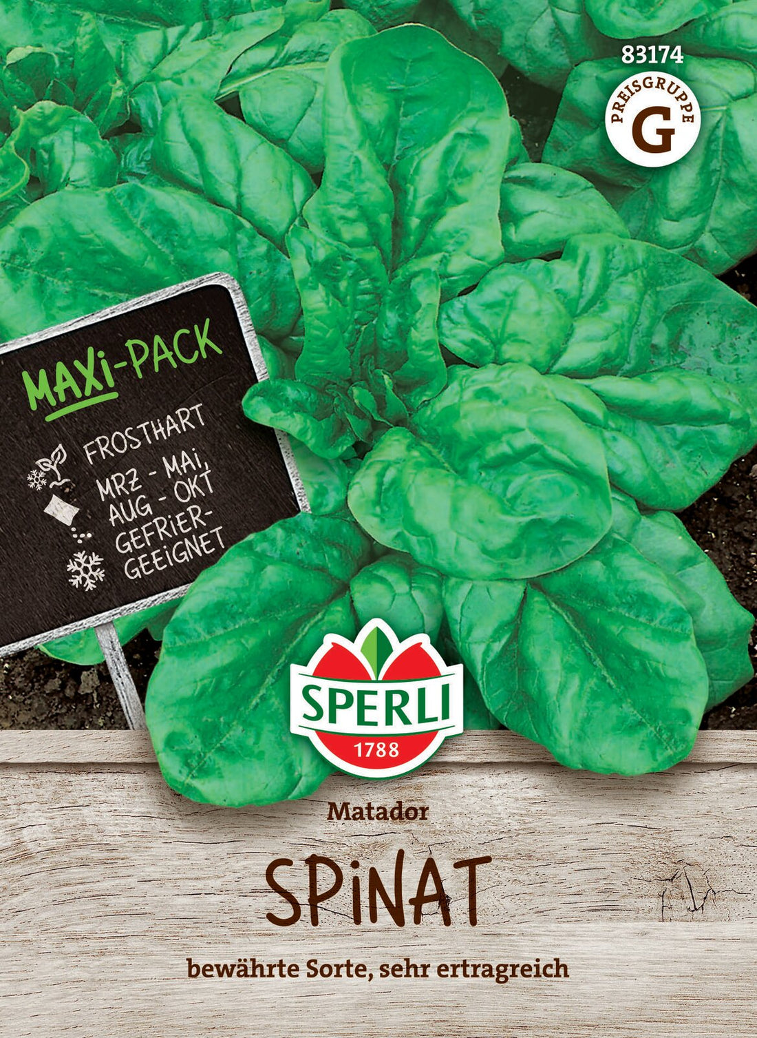 SPERLI Spinat Matador Vorteilspackung