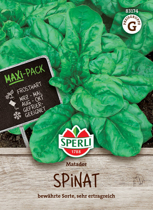 SPERLI Spinat Matador Vorteilspackung