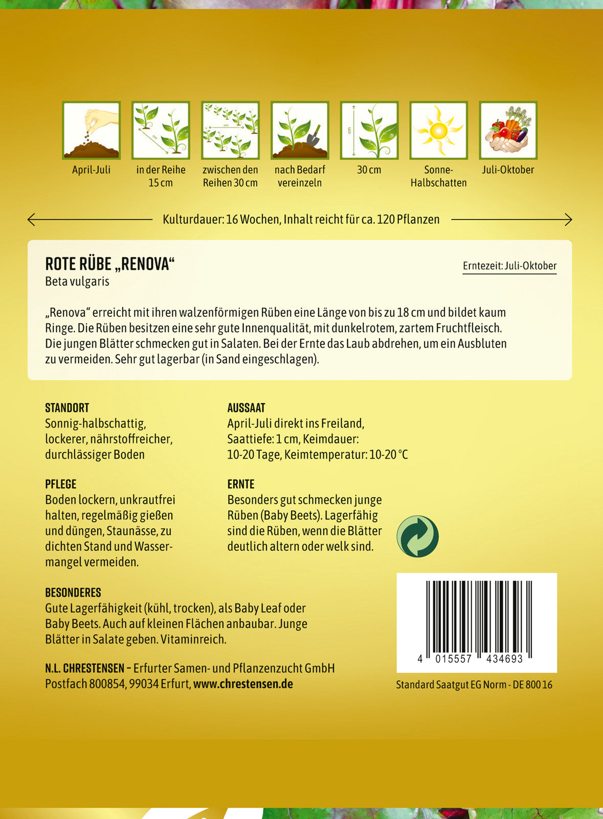 N.L. Chrestensen Rote Rübe Renova