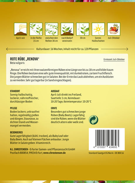 N.L. Chrestensen Rote Rübe Renova