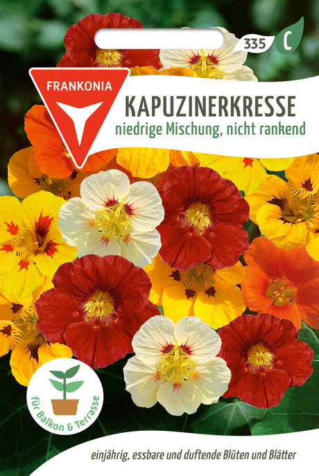 Frankonia Samen Kapuzinerkresse niedrige Mischung, nichtrankend