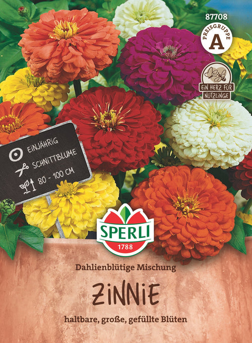 SPERLI Zinnie Dahlienblütige Mischung