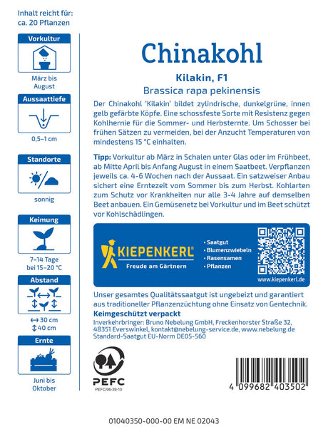 Kiepenkerl Chinakohl Kilakin