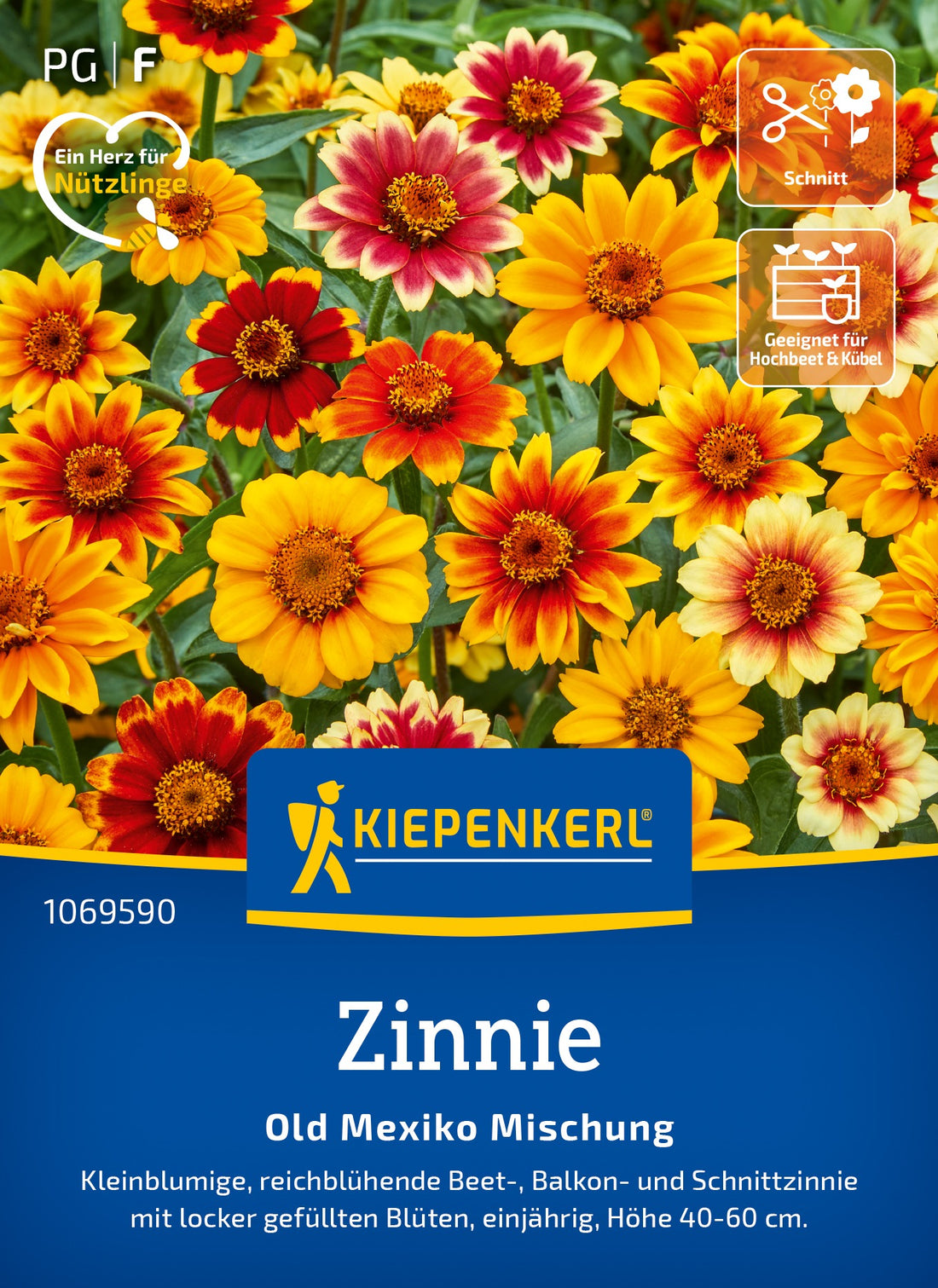 Kiepenkerl Zinnien Old Mexiko Mischung