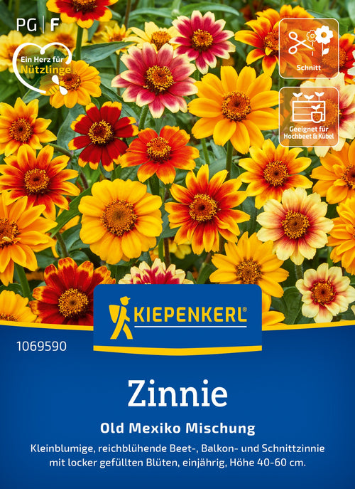 Kiepenkerl Zinnien Old Mexiko Mischung