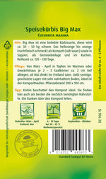 Quedlinburger Speisekürbis Big Max