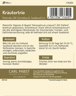 Pabst Keimkraft Kräuter-Mischungen Petersilie, Dill, Schnittlauch Saatband