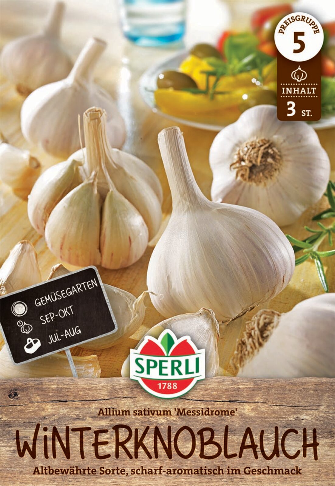 SPERLI Knoblauch Messidrome 3 Stück