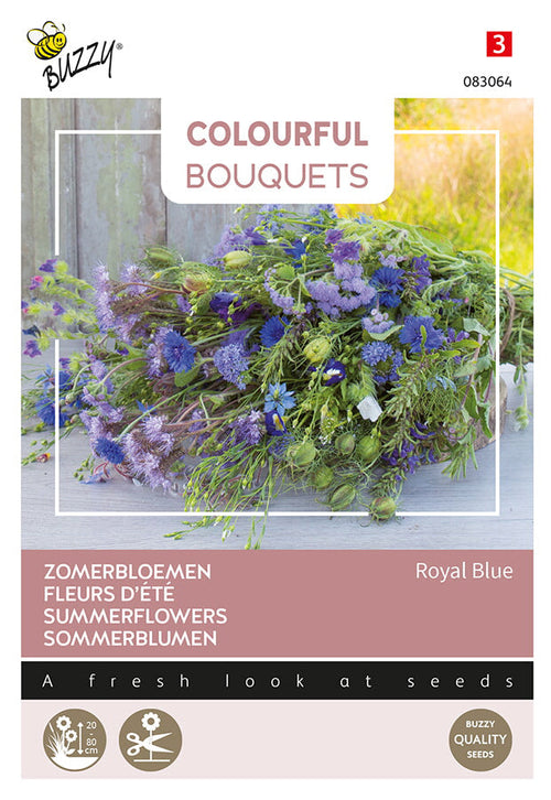 Buzzy Seeds Sommerblumen Royal Blue