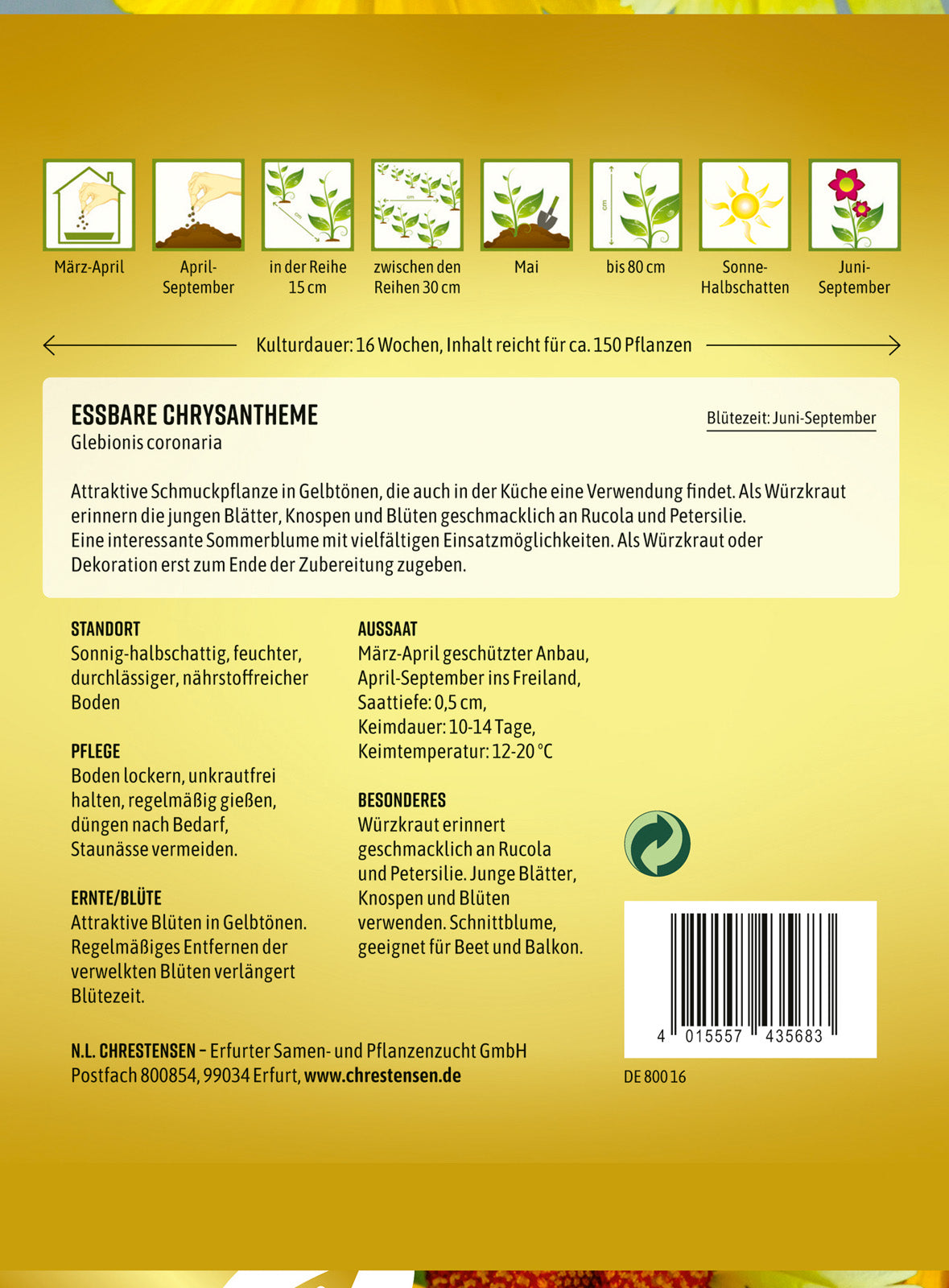 N.L. Chrestensen Essbare Chrysantheme