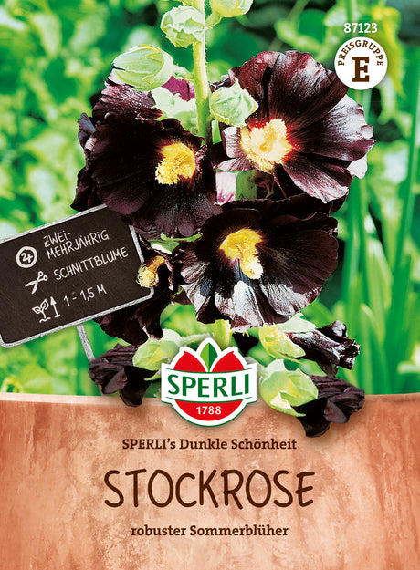SPERLI Stockrose SPERLI's Dunkle Schönheit