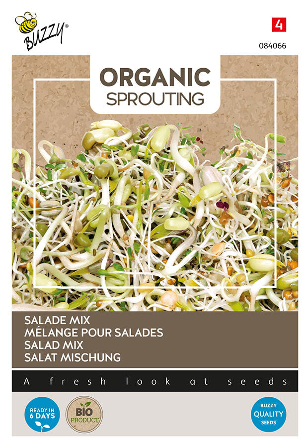 Buzzy Seeds BIO Keimsprossen Salat Mischung