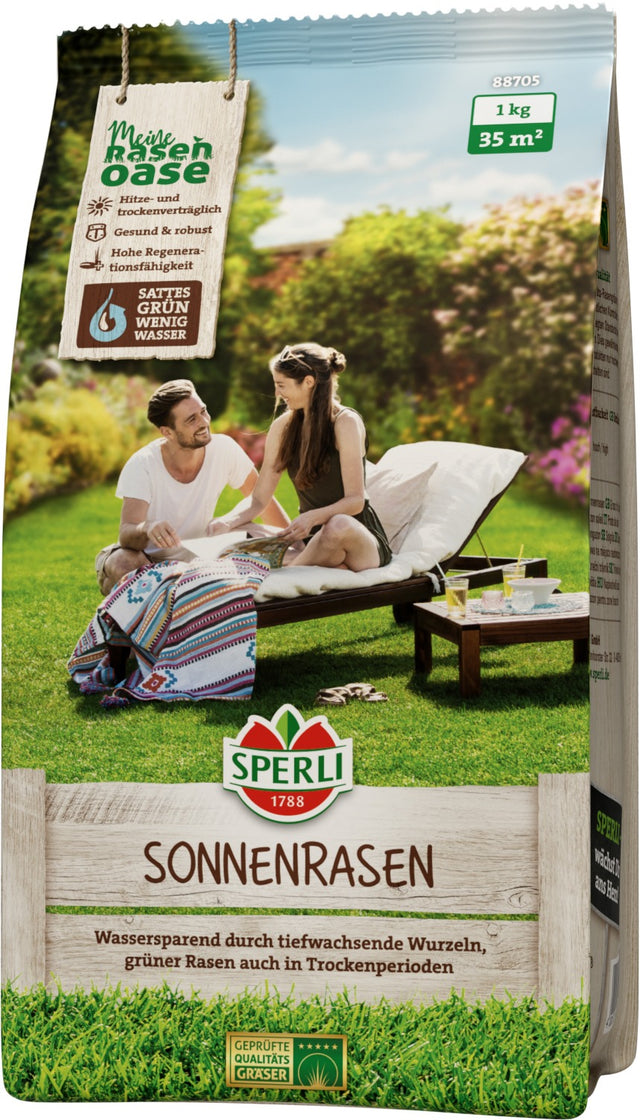 SPERLI Rasen für Trockene Standorte SPERLI's Sonnenrasen 1kg