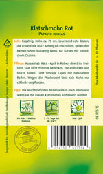 Quedlinburger Klatschmohn rot