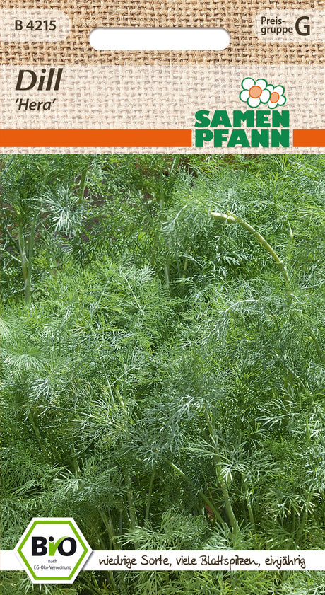 Samen Pfann BIO Dill Hera