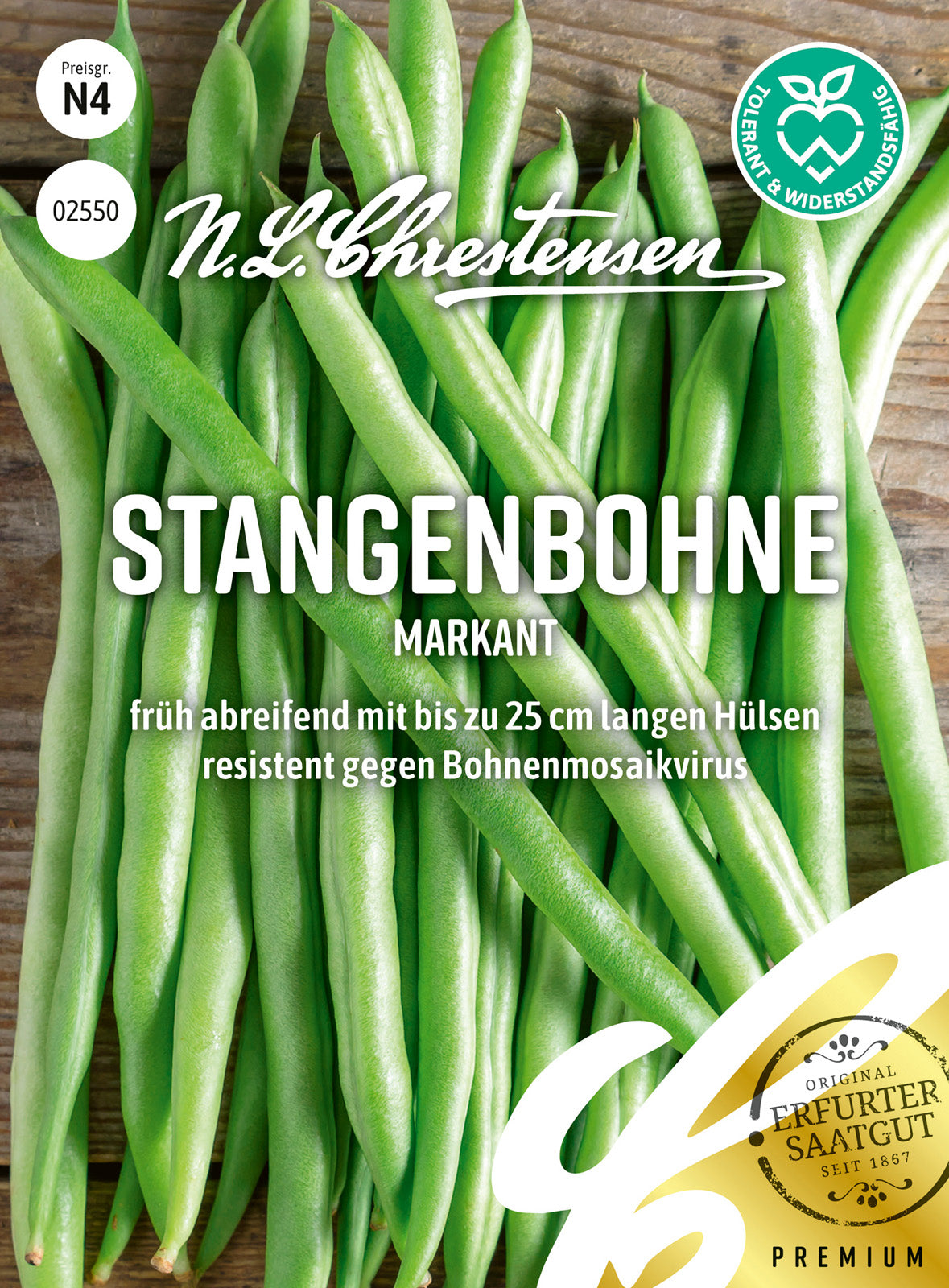 N.L. Chrestensen Stangenbohne Markant