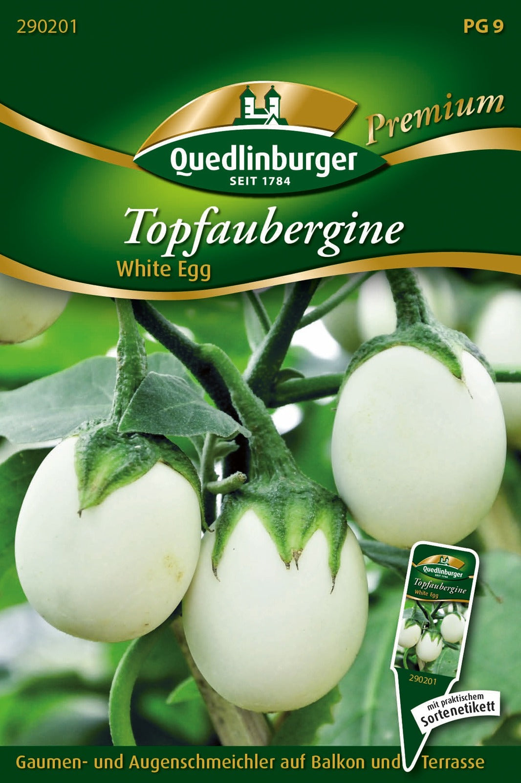 Quedlinburger Topfaubergine White Egg
