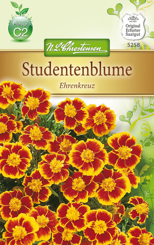 N.L. Chrestensen Tagetes Ehrenkreuz, einfachblühend