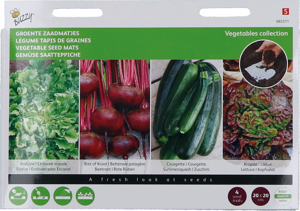 Buzzy Seeds Gemüse-Mischung Saatteppich