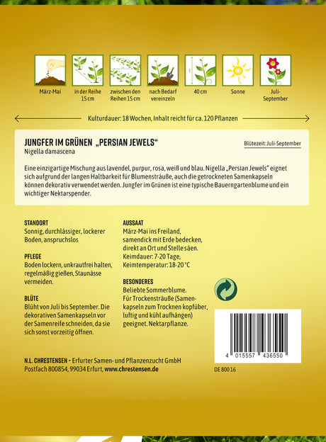 N.L. Chrestensen Jungfer im Grünen Persian Jewels