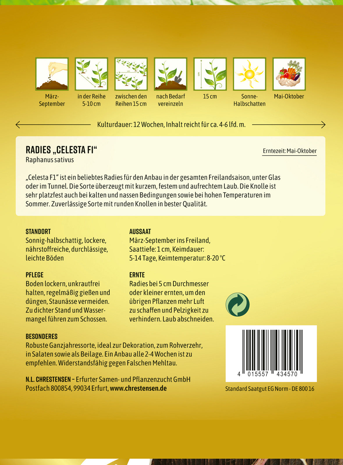 N.L. Chrestensen Radies Celesta F1