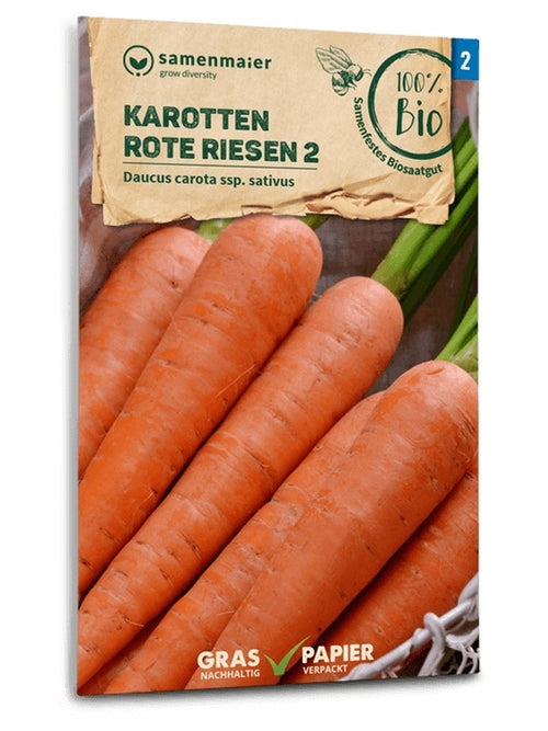 Samen Maier BIO Möhren Rote Riesen 2