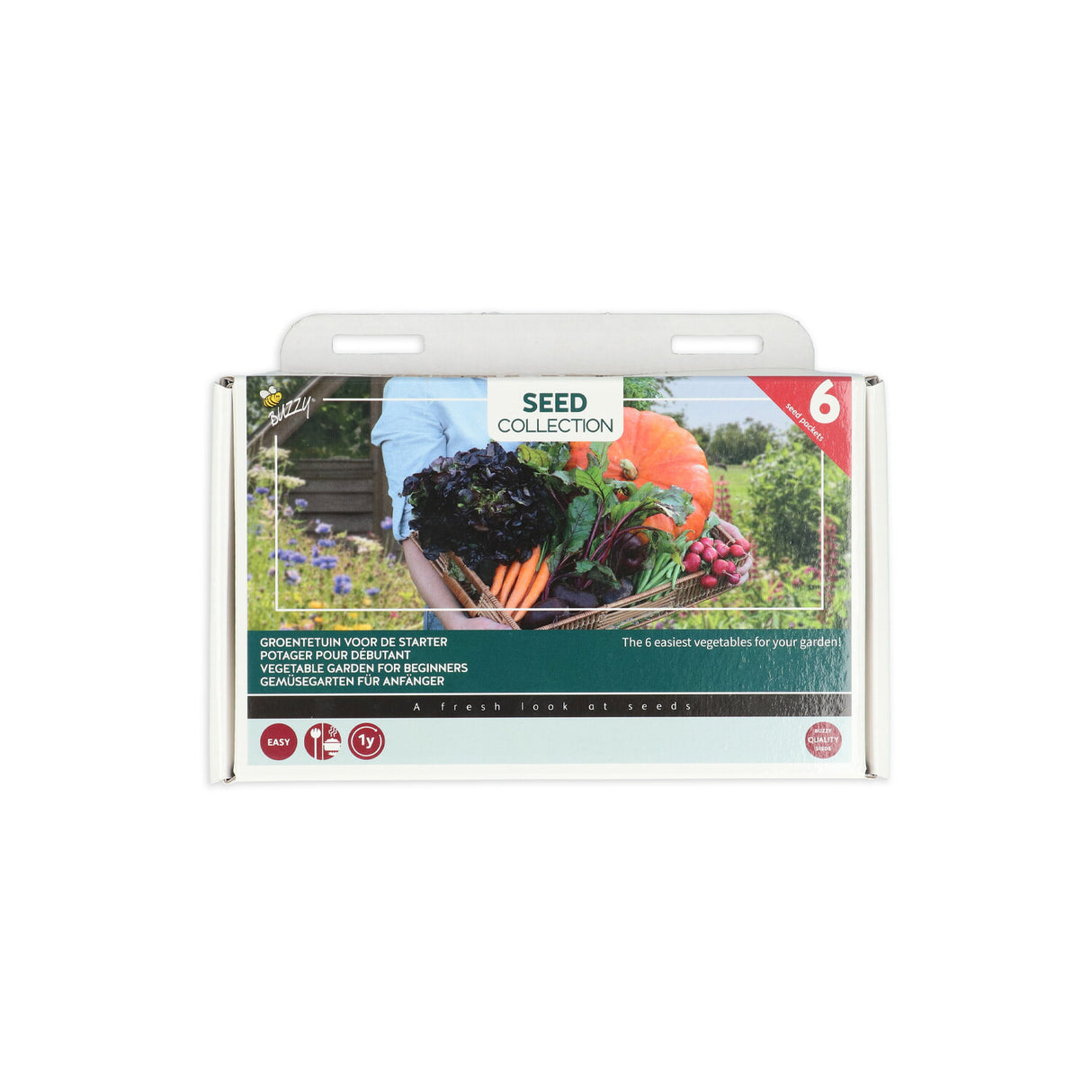 Buzzy Seeds Gemüse-Mischung Gemüsegarten für Anfänger