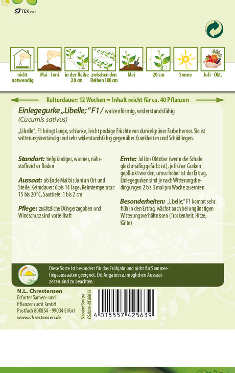 N.L. Chrestensen Einlegegurke Libelle, F1