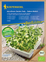 Kiepenkerl BIO Keimsprossen Microgreen Pads Daikon-Rettich Nachfüllpad