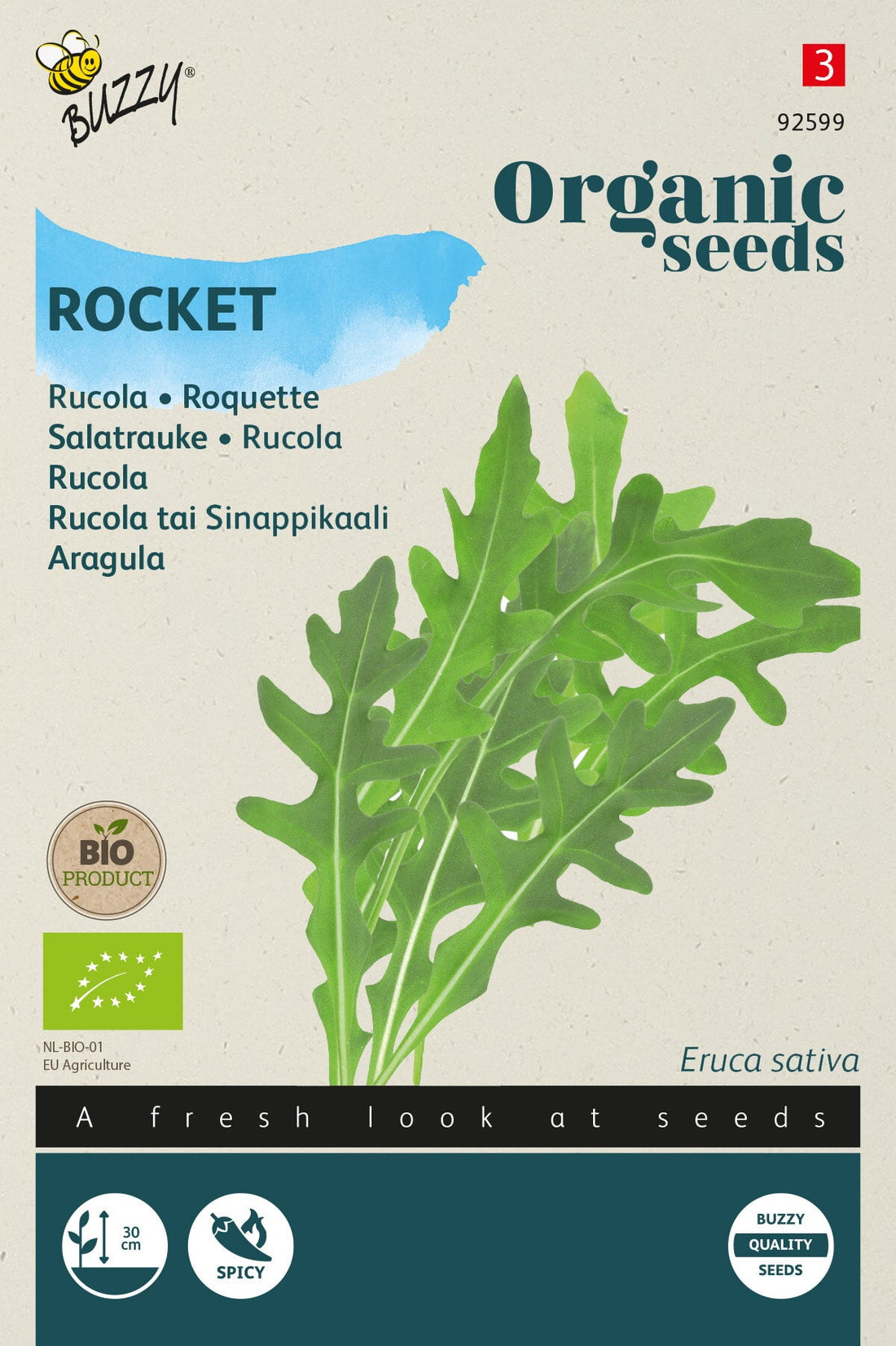 Buzzy Organic Seeds BIO Salatrauke