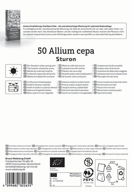 Kiepenkerl BIO Steckzwiebel Sturon 50 Stück