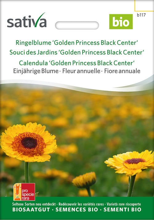 Sativa Ringelblume Golden Princess Black Center