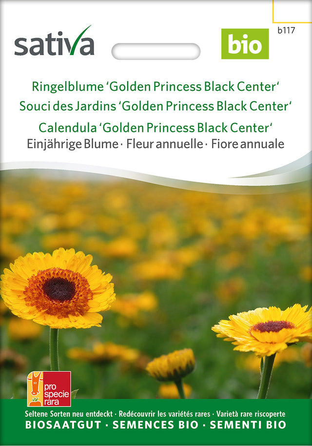 Sativa Ringelblume Golden Princess Black Center