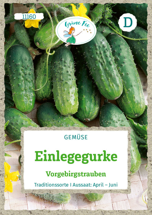 Grüne Fee Einlegegurken Vorgebirgstrauben