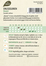 Frankonia Samen Einlegegurken Diamant