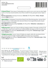 Sativa BIO Gründüngung Inkarnatklee
