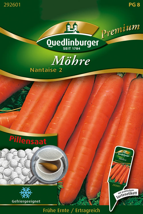 Quedlinburger Möhre Nantaise 2 Pillensaat